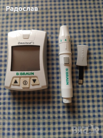 глюкомер Braun Omnitest 3, снимка 2 - Уреди за диагностика - 54093446
