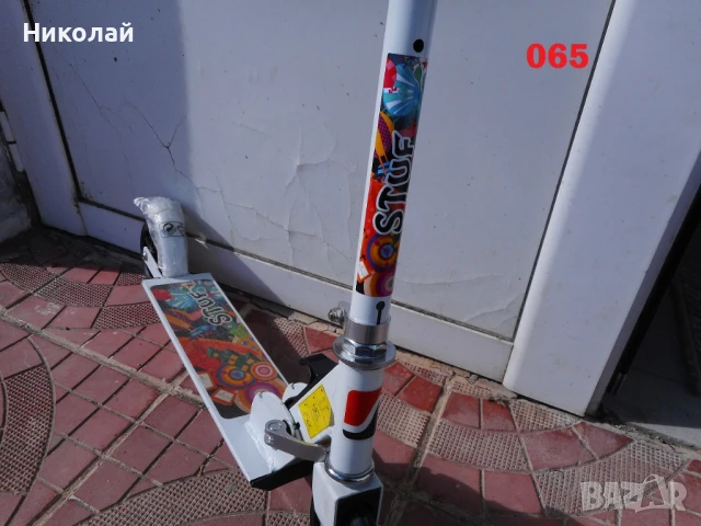 -45% - НОВА Тротинетка STUF Scoop S1000, снимка 11 - Скейтборд, ховърборд, уейвборд - 32446997