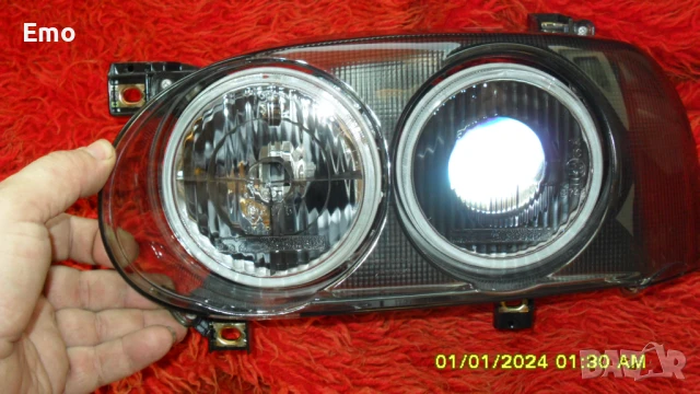 Фар за Голф 3 реисингов нов комплект 2 броя с лупи, снимка 3 - Части - 50848843