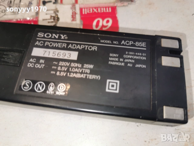 sony acp-85e charger-внос swiss 2201261647, снимка 7 - Камери - 53190715