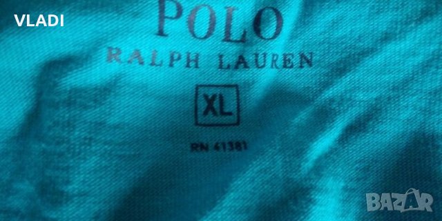 Тениска Ralph Loren синя, снимка 5 - Тениски - 45302881