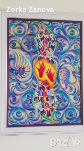 Картина,70см,50 см,в рамка., снимка 5 - Картини - 50816928