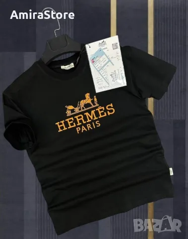 Мъжки тениски HERMES, снимка 2 - Тениски - 47037384