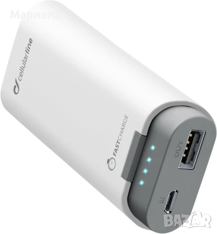 Универсално, мощно и бързо преносимо зарядно / Cellularline Freepower 5200