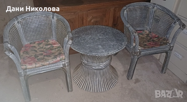 Маса със столове, снимка 2 - Градински мебели, декорация  - 52641617