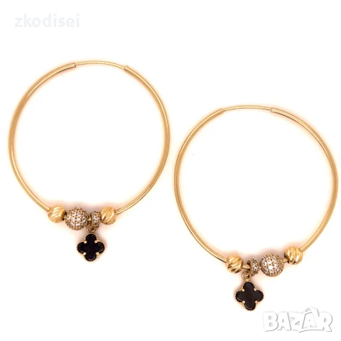 Златни обеци 6,76гр. 14кр. проба:585 модел:32610-1