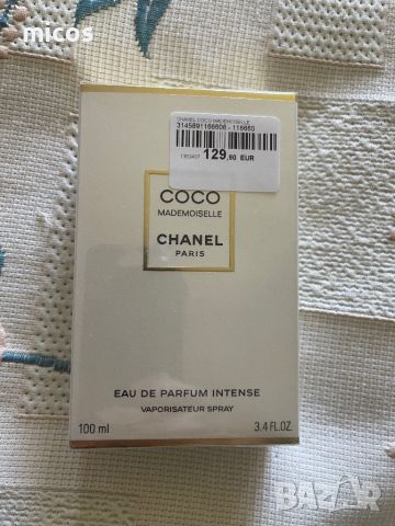 Запазен!Chanel,Intense Coco Mademoiselle,100 ml, оригинал,EDP парфюм,нов, снимка 2 - Дамски парфюми - 45352899