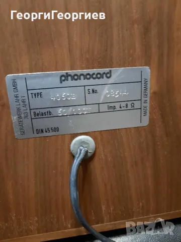 phonocord 4060B, снимка 11 - Тонколони - 48577660