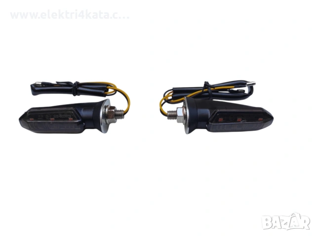 Комплект LED компактни мигачи за електрически скутер 12V