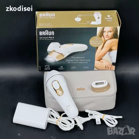 Лазерен епилатор BRAUN - SILK EXPERT PRO 5, снимка 1 - Епилатори - 47798300