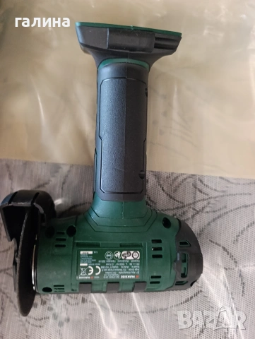 Акумулаторен ъглошлайф PARKSIDE 20V – нов, в куфар, снимка 7 - Други инструменти - 54041497