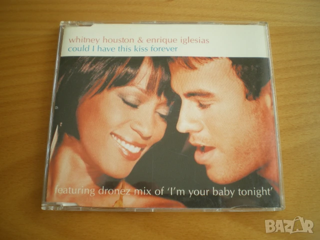 Whitney Houston & Enrique Iglesias ‎– Could I Have This Kiss Forever 2000 CD, Single, снимка 1