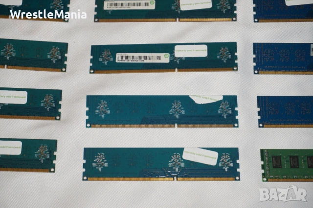 28 броя RAM ПАМЕТ DDR2 512MB/DDR3 2GB/1GB Тествана и Работеща за Настолен Компютър, снимка 18 - RAM памет - 51956370