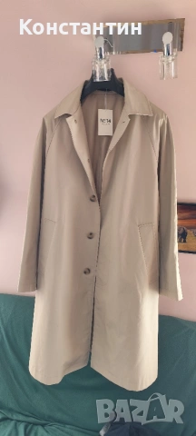 Мъжко trench coat палто H&M Essentials М размер, снимка 4 - Якета - 53848289