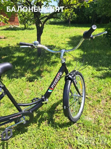 SUPER BRAND 24 цолов Сгъваем Триколесен Велосипед Нова Триколка с товарен кош, снимка 6 - Велосипеди - 50421047