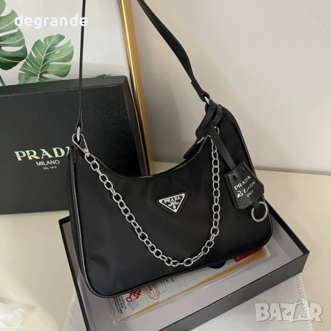  👜 Дамска Чанта Prada , снимка 10 - Чанти - 53852451