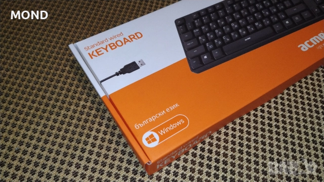 Клавиатура ACME - USB /кирилица, снимка 6 - Клавиатури и мишки - 52868252