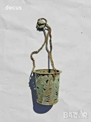 Антикварен православен висящ кадилник – XVIII век кандило