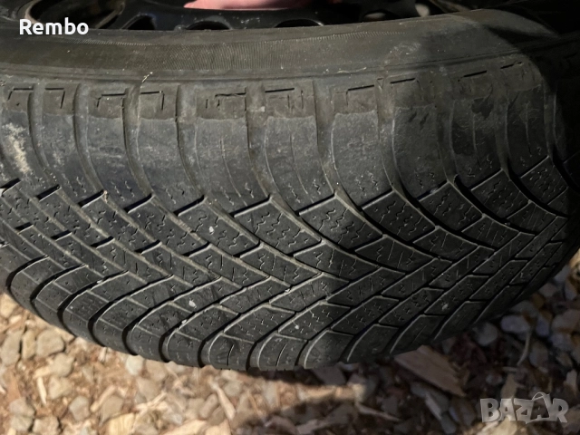 Железни джанти със зимни гуми, снимка 4 - Гуми и джанти - 52679897