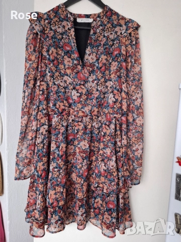 Дамска ефирна рокля размер L