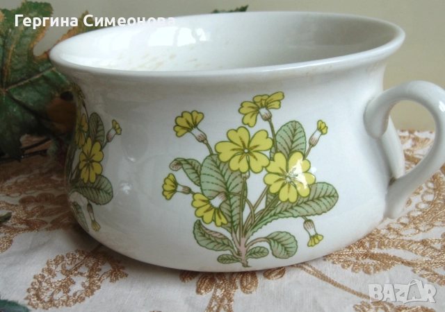 Стар английски порцеланов съд, снимка 8 - Чинии - 52642317