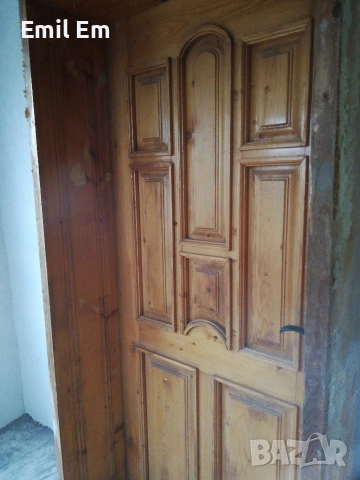 Входна врата от чам. , снимка 2 - Входни врати - 52857919