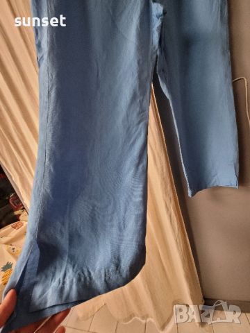 ЛЕНЕН син панталон- 46/48 размер , снимка 8 - Панталони - 46430649