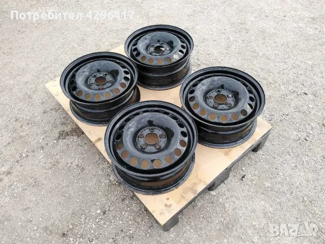 4бр. Оригинални железни джанти 16цола 5x112 за Mercedes W176,W246,C117, снимка 2 - Гуми и джанти - 47945206