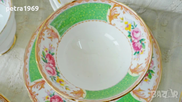 Английски порцеланови тройни сетове на Jackson & Gosling от периода 1919-1930г., снимка 9 - Антикварни и старинни предмети - 49422461