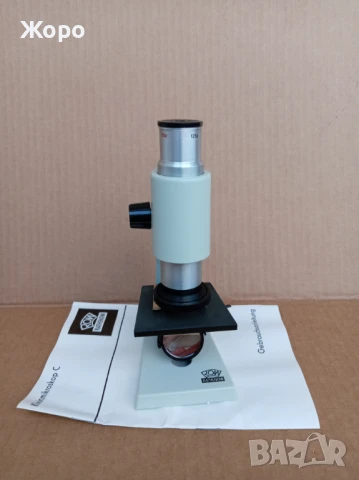 Микроскоп на Carl Zeiss DDR, снимка 7 - Медицинска апаратура - 51229046