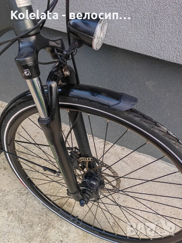 28" Kalkhoff, S размер 46см, дамски трекинг градски алуминиев велосипед, снимка 3 - Велосипеди - 53035606