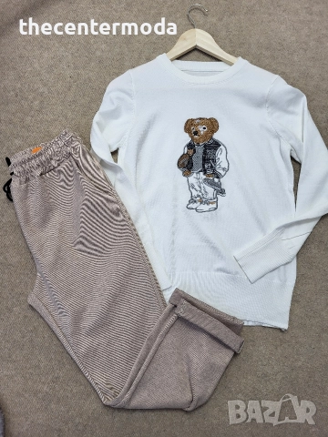 Бял пуловер , снимка 3 - Блузи с дълъг ръкав и пуловери - 52842060