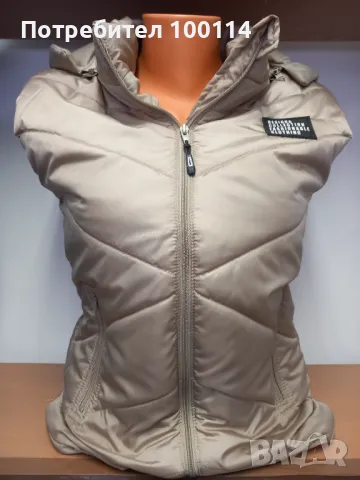 Бежов шушлеков елек нов, снимка 1