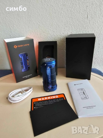 GEEK VAPE MAX100 100W Blue, снимка 2 - Вейп без пълнители - 48319160