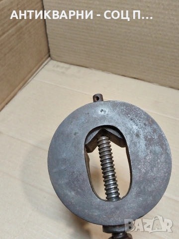 Соц Старо Каруцарско Ренде Стяга 1.240кг. НОМЕР 402., снимка 4 - Антикварни и старинни предмети - 53940497