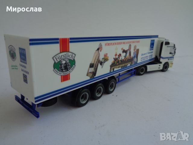  HERPA H0 1/87 MERCEDES BENZ ACTROS КАМИОН МОДЕЛ ТИР, снимка 7 - Колекции - 46567176