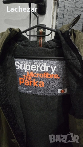 Mъжко зимно яке SuperDry размер S/M, снимка 2 - Якета - 52347922