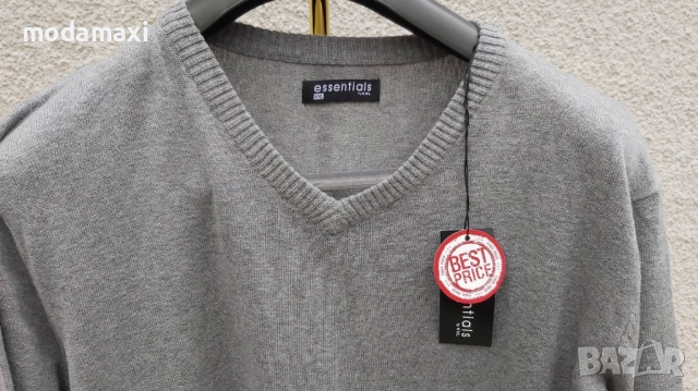 3XL Нов мъжки пуловер Essentials , снимка 2 - Пуловери - 52241848