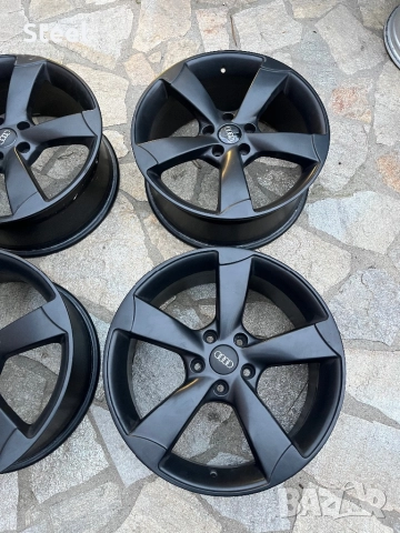 Джанти Audi Rotor 18ки, 5х112, 8J, et45, ц.о. 66.6мм, снимка 3 - Гуми и джанти - 52059883
