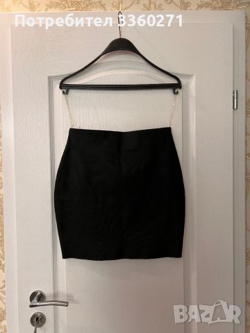 Черна бандажна пола, снимка 1 - Поли - 45455067