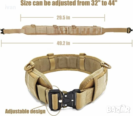 намаление Тактически колан , снимка 3 - Екипировка - 50725339