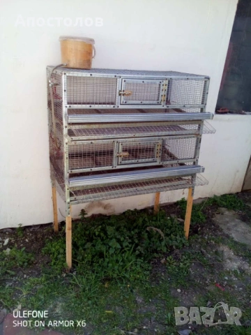 Двуетажна клетка за пъдпъдъци, снимка 3 - За птици - 53980846