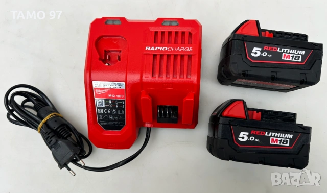Milwaukee M18 FDD3 - Безчетков винтоверт 2x18V 5.0Ah 2024г. 158Nm, снимка 6 - Винтоверти - 53394443