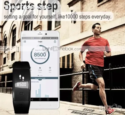 W2S Смарт Гривна Часовник Android IOS Bluetooth Оксиметър Часовник, снимка 9 - Смарт гривни - 50179150