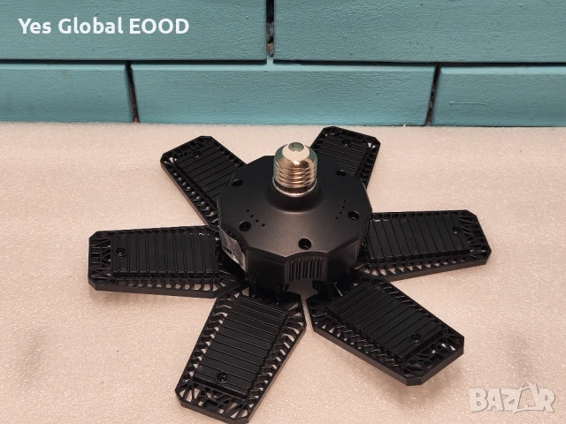 TASINUO 185W LED лампа с 6+1 панели за гаражи и работилници, снимка 3 - Друга електроника - 51222386