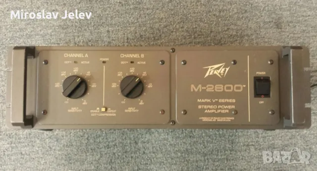 Peavey M2600 Mark Stereo Power Amplifier 

, снимка 1 - Ресийвъри, усилватели, смесителни пултове - 46961499