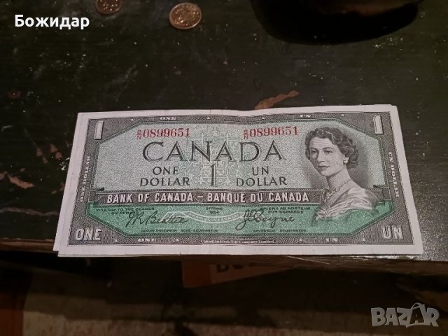 1 Долар 1954г. Канада.