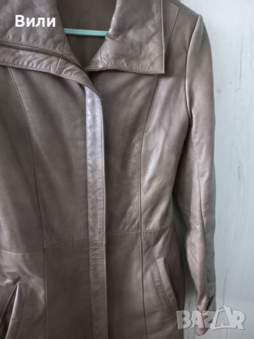 Естествена кожа яке, снимка 3 - Якета - 52882211