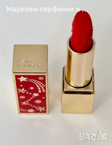 Червено Червило - Estee Lauder, лимитирано издание в класическо червен цвят 3,5 гр, снимка 2 - Декоративна козметика - 45356663