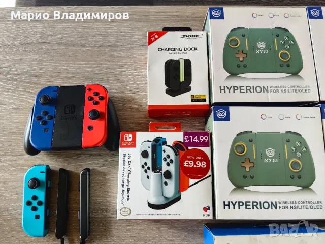 Аксесоари и джосйтици за Nintendo switch , снимка 4 - Nintendo конзоли - 47570385